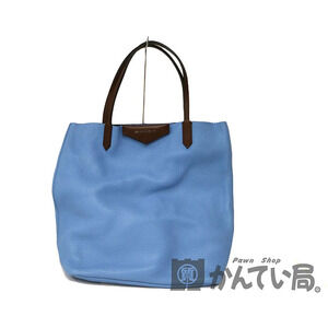 GIVENCHY Antigona Tote Bag Blue Leather